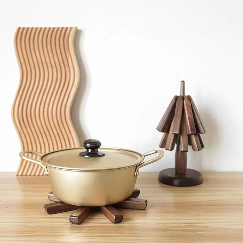 Wooden trivet